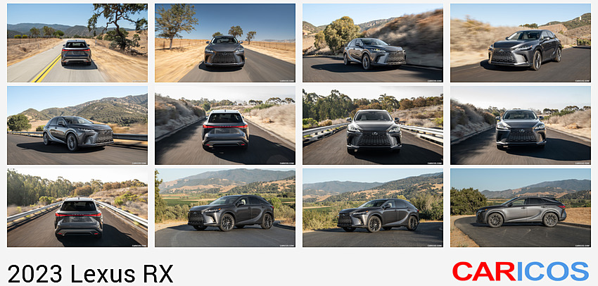 Lexus RX | 2023MY |  450h+ Luxury PHEV (Color: Sonic Grey) | Rear