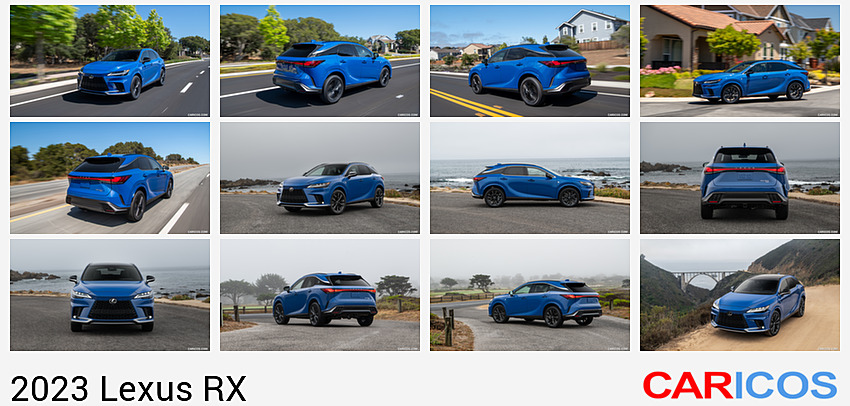 Lexus RX | 2023MY |  350 F SPORT AWD (Color: Heat Blue) | Front