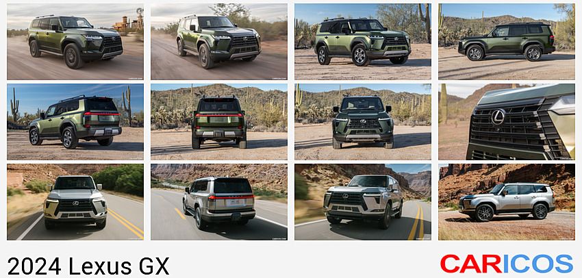 Lexus GX | 2024MY |  Overtrail (Color: Nori Green) | Front Three-Quarter