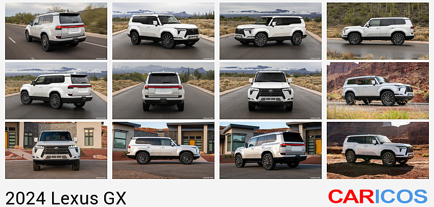Lexus GX | 2024MY |  Luxury (Color: Eminent White Pearl) | Rear Three-Quarter