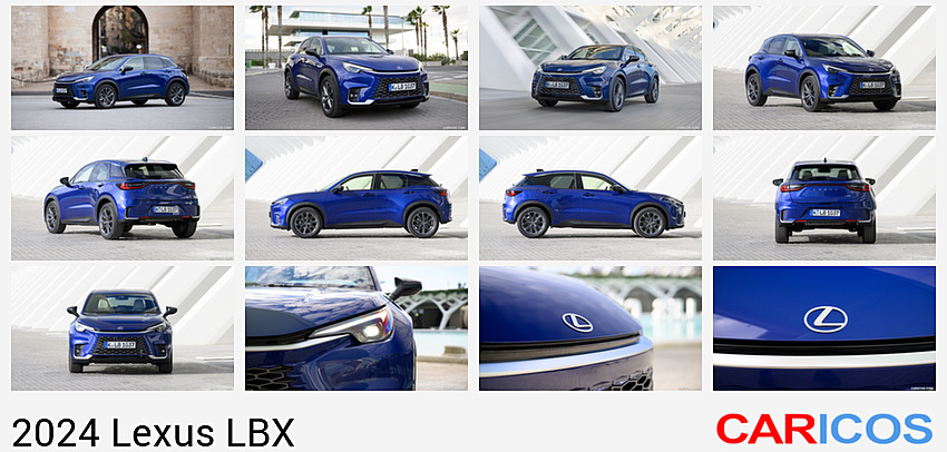 Lexus LBX | 2024MY |  Elegant (Color: Blue) | Front Three-Quarter