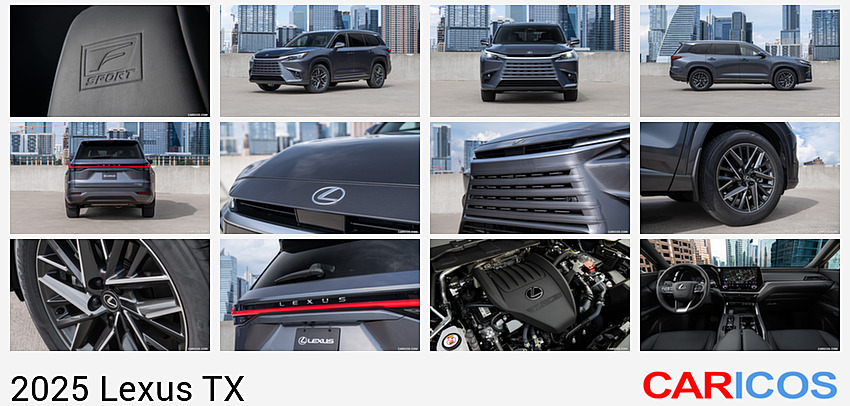 Lexus TX | 2025MY |  500h F SPORT Luxury | Interior, Seats