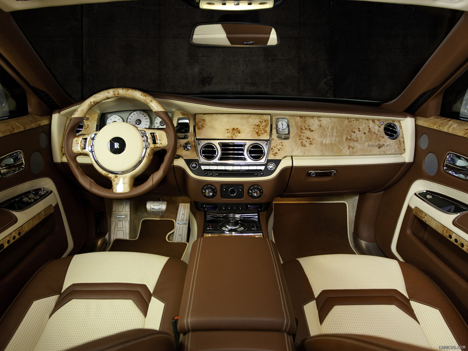 Mansory Rolls Royce Ghost White Interior Wallpaper 11