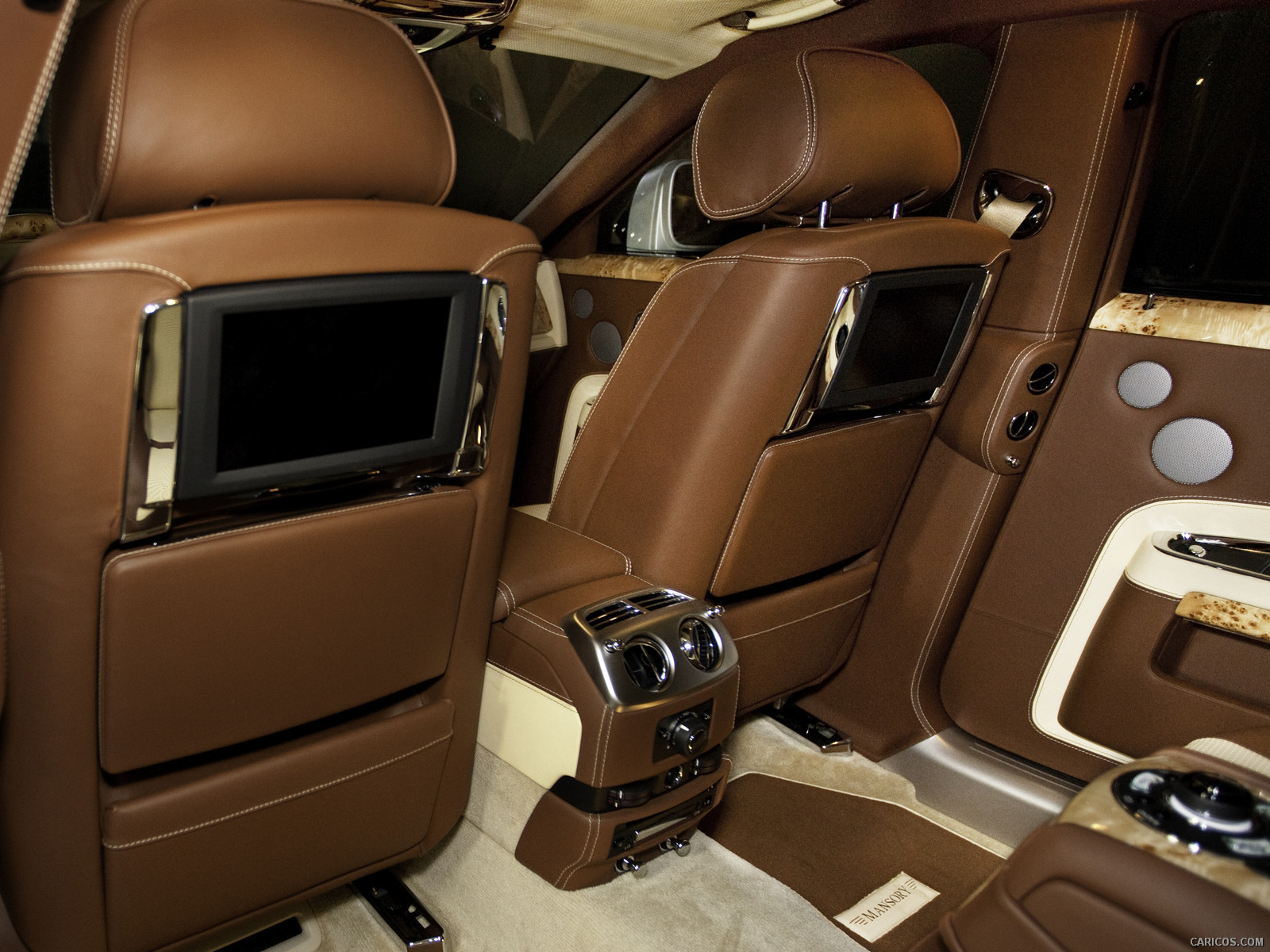 Mansory Rolls Royce Ghost White Interior Rear Seats