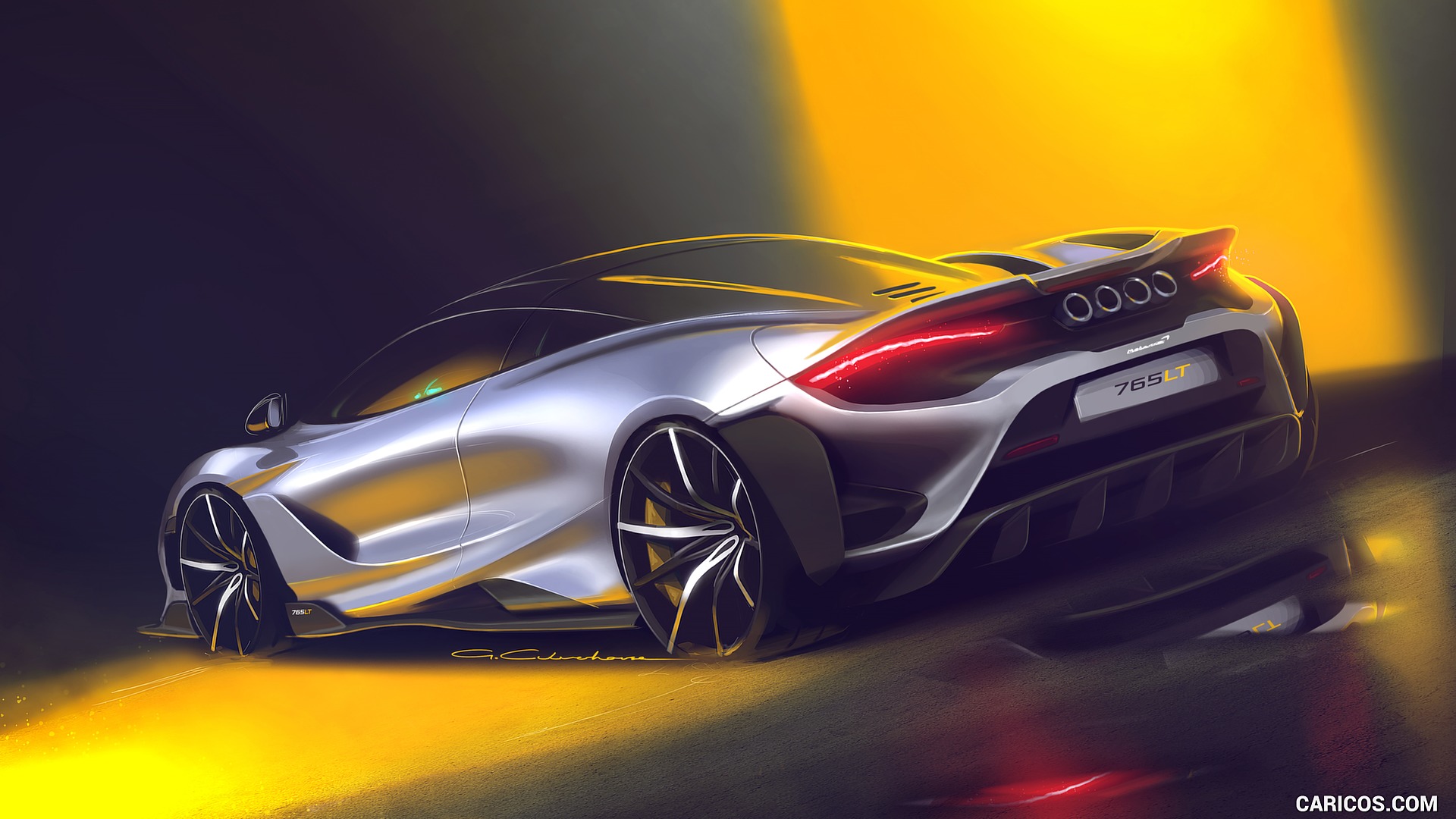 2021 McLaren 765LT - Design Sketch | HD Wallpaper #34 ...