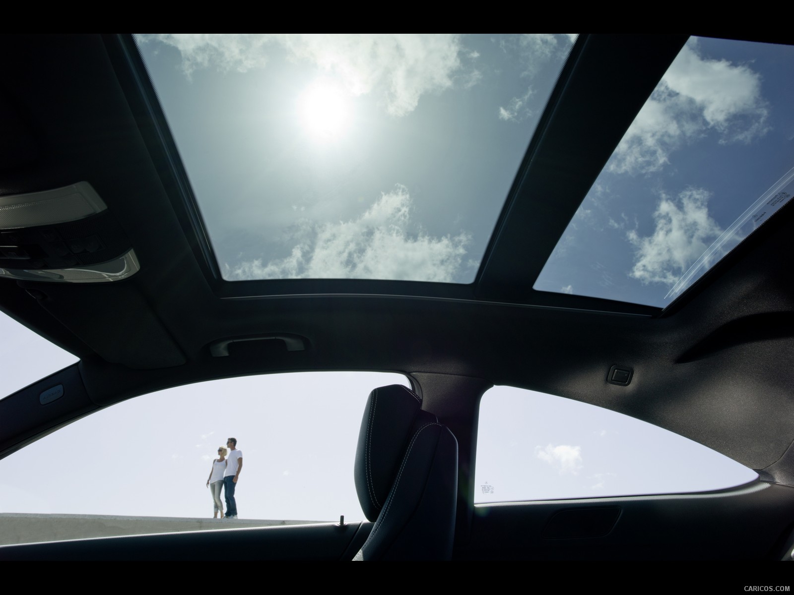 Mercedes Benz C Class Coupe 2012 Panoramic Sunroof Caricos