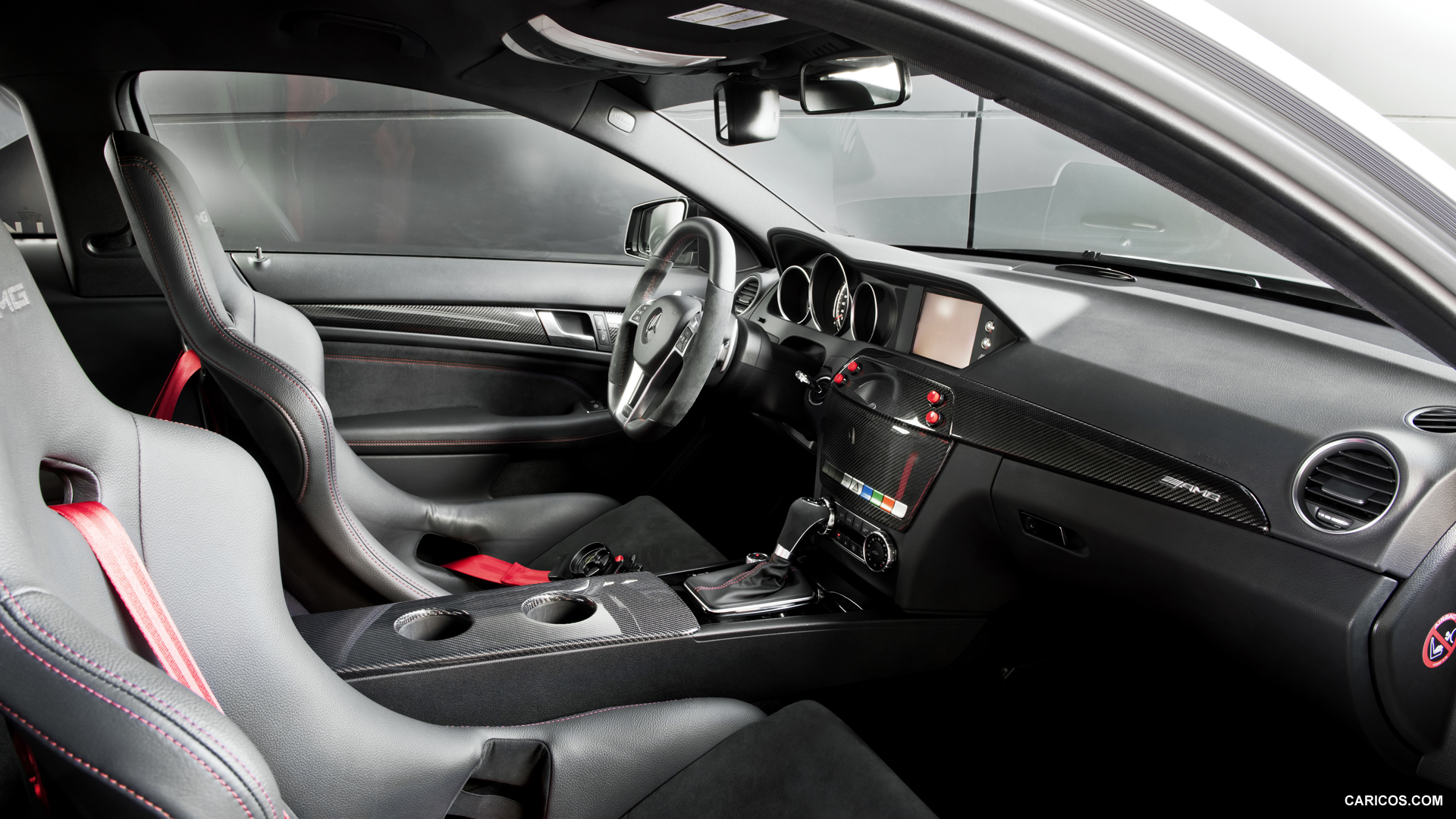 12 Mercedes Benz C63 Amg Coupe Black Series Dtm Safety Car Interior Caricos