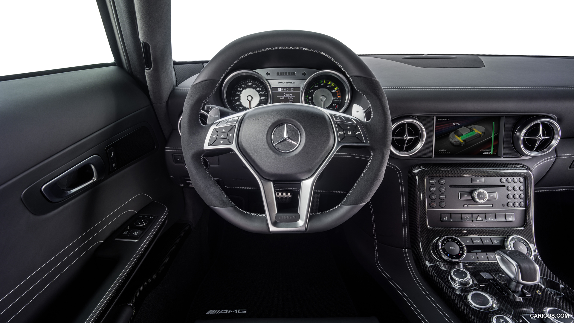 2014 Mercedes Benz Sls Amg Coupe Electric Drive Interior Hd