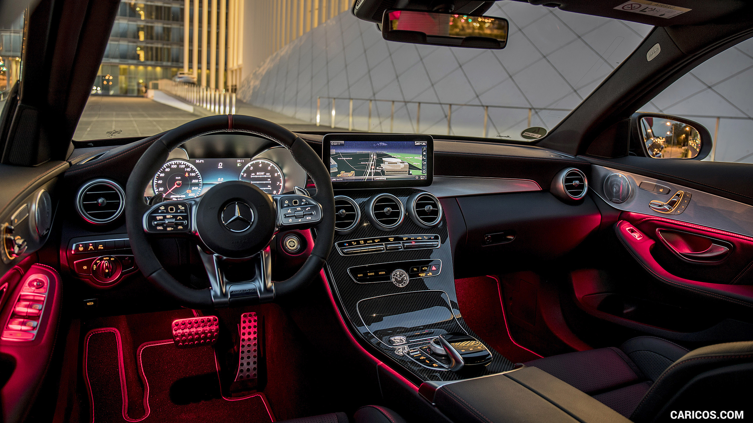 2019 Mercedes Amg C43 4matic Sedan Interior Hd Wallpaper