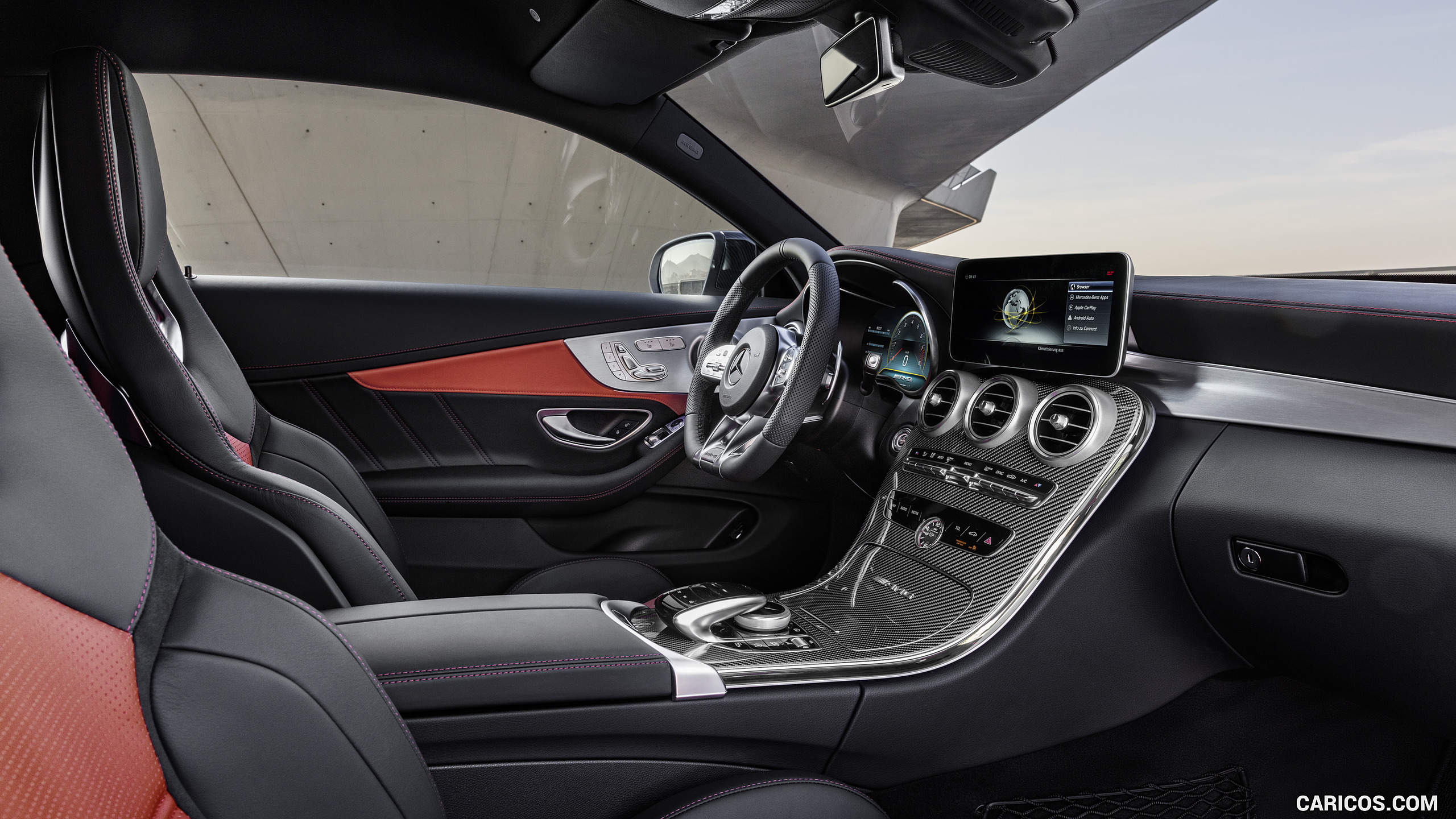 2019 Mercedes Amg C 63 S Coupe Interior Hd Wallpaper 26