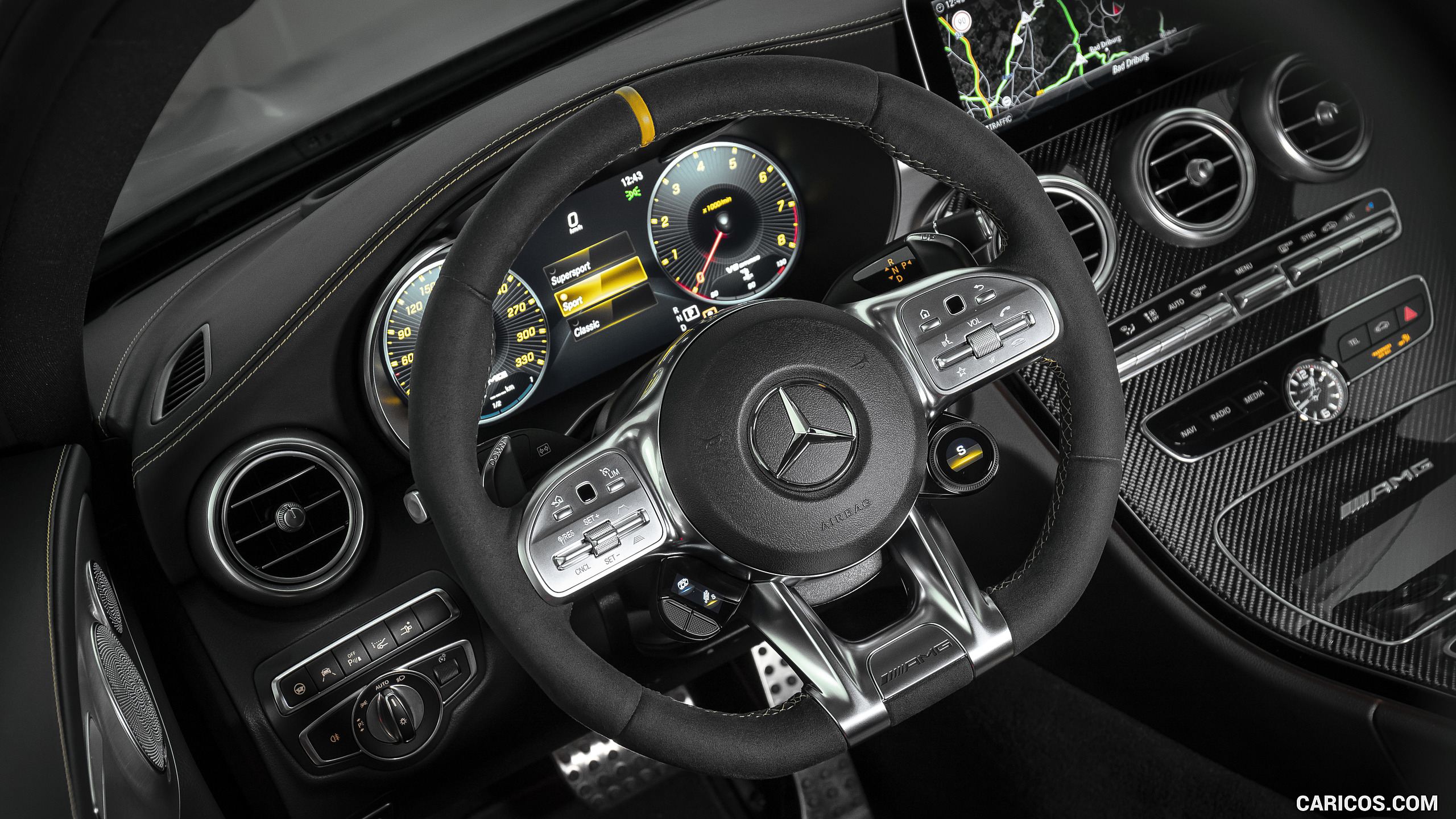 2019 Mercedes Amg C 63 S Coupe Interior Hd Wallpaper 94