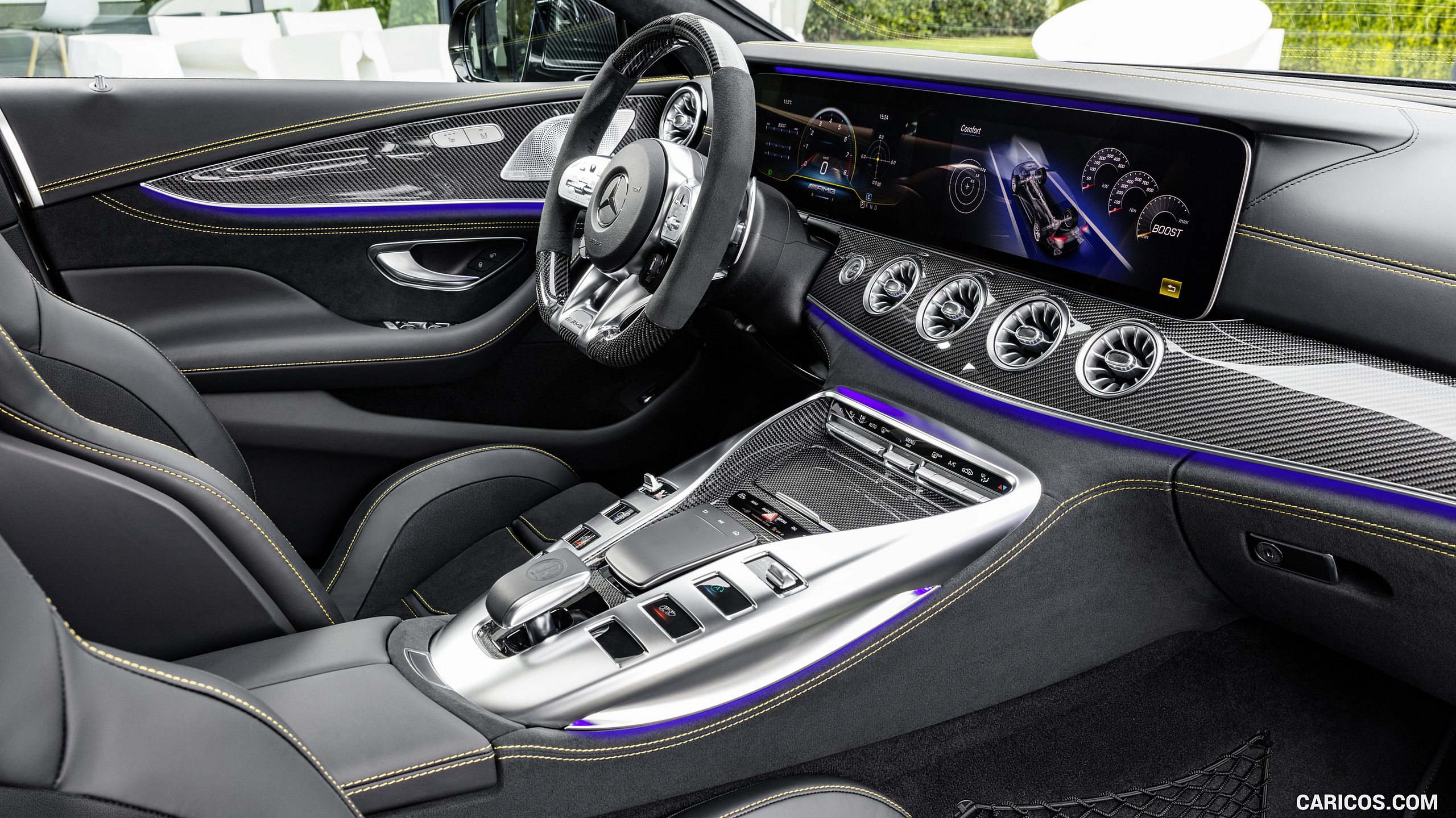 divorce murderer Refusal 2019 Mercedes-AMG GT 63 S 4MATIC+ 4-Door Coupe - Interior, Detail | Caricos