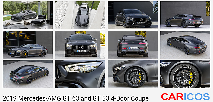 19 Mercedes Amg Gt 63 And Gt 53 4 Door Coupe Caricos
