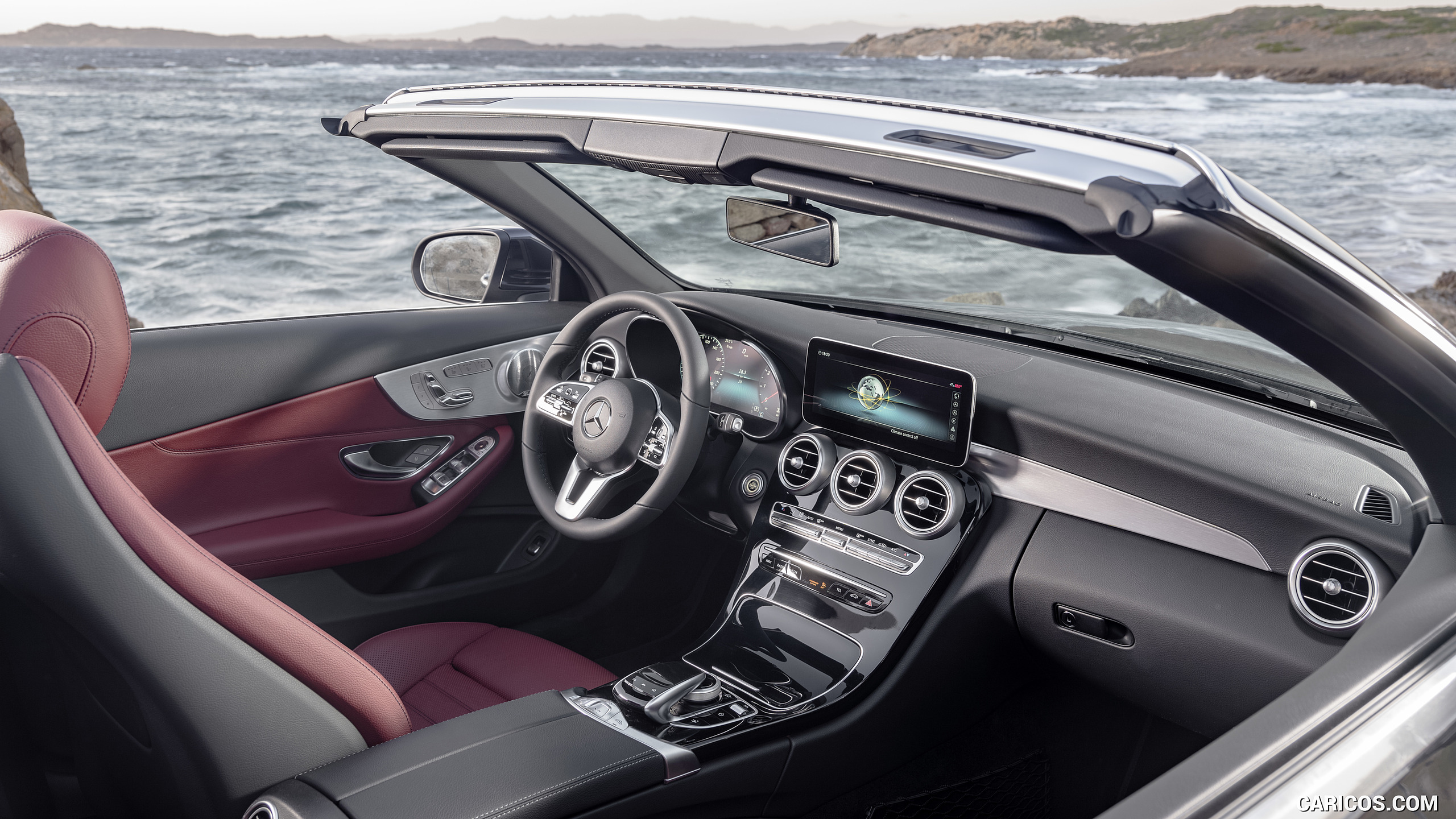 2019 Mercedes Benz C Class Cabrio Interior Hd Wallpaper 30
