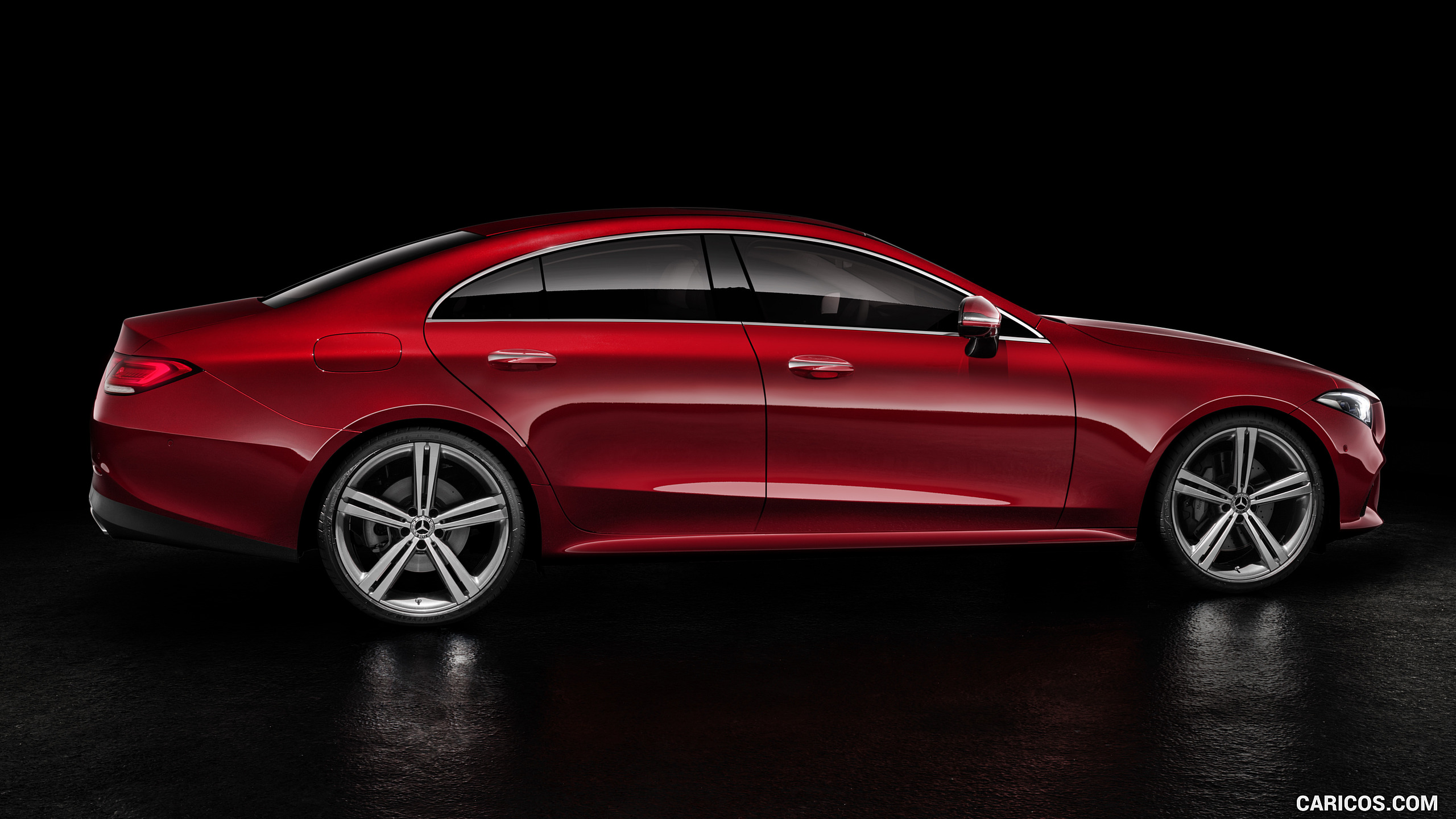 2019 Mercedes-Benz CLS (Color: Designo Hyacinth Red Metallic) - Side, #45 of 231