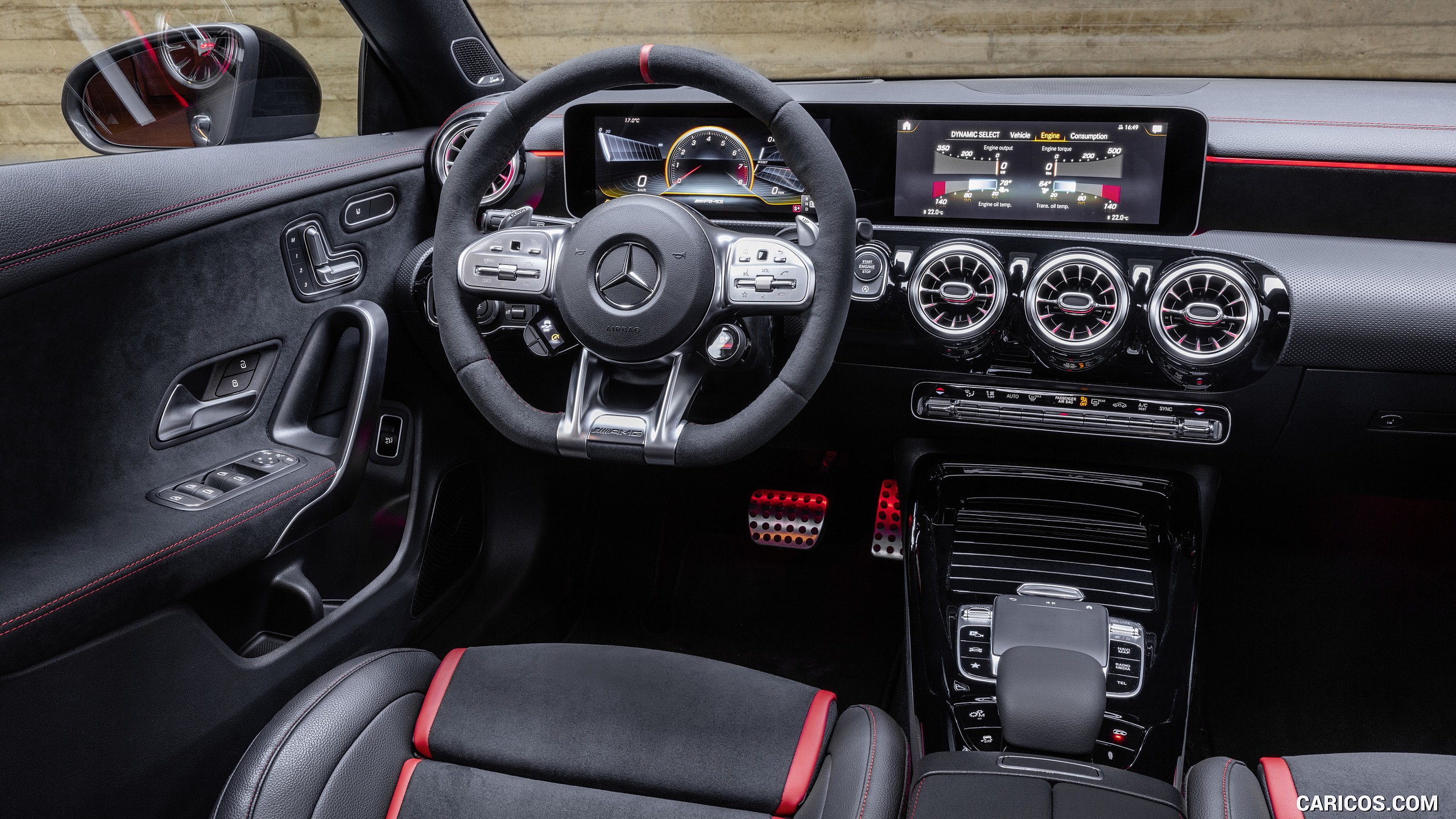 chant Indoors Symphony 2020 Mercedes-AMG CLA 45 S 4MATIC+ Shooting Brake - Interior | Caricos