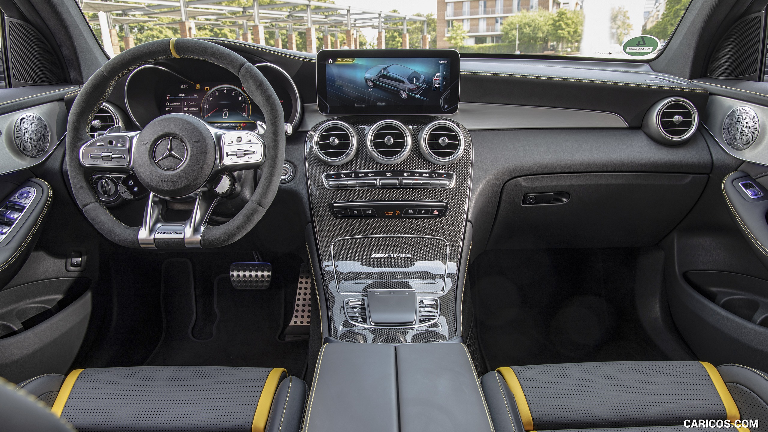 2020 Mercedes Amg Glc 63 S 4matic Coupe Interior Cockpit Hd Wallpaper 28