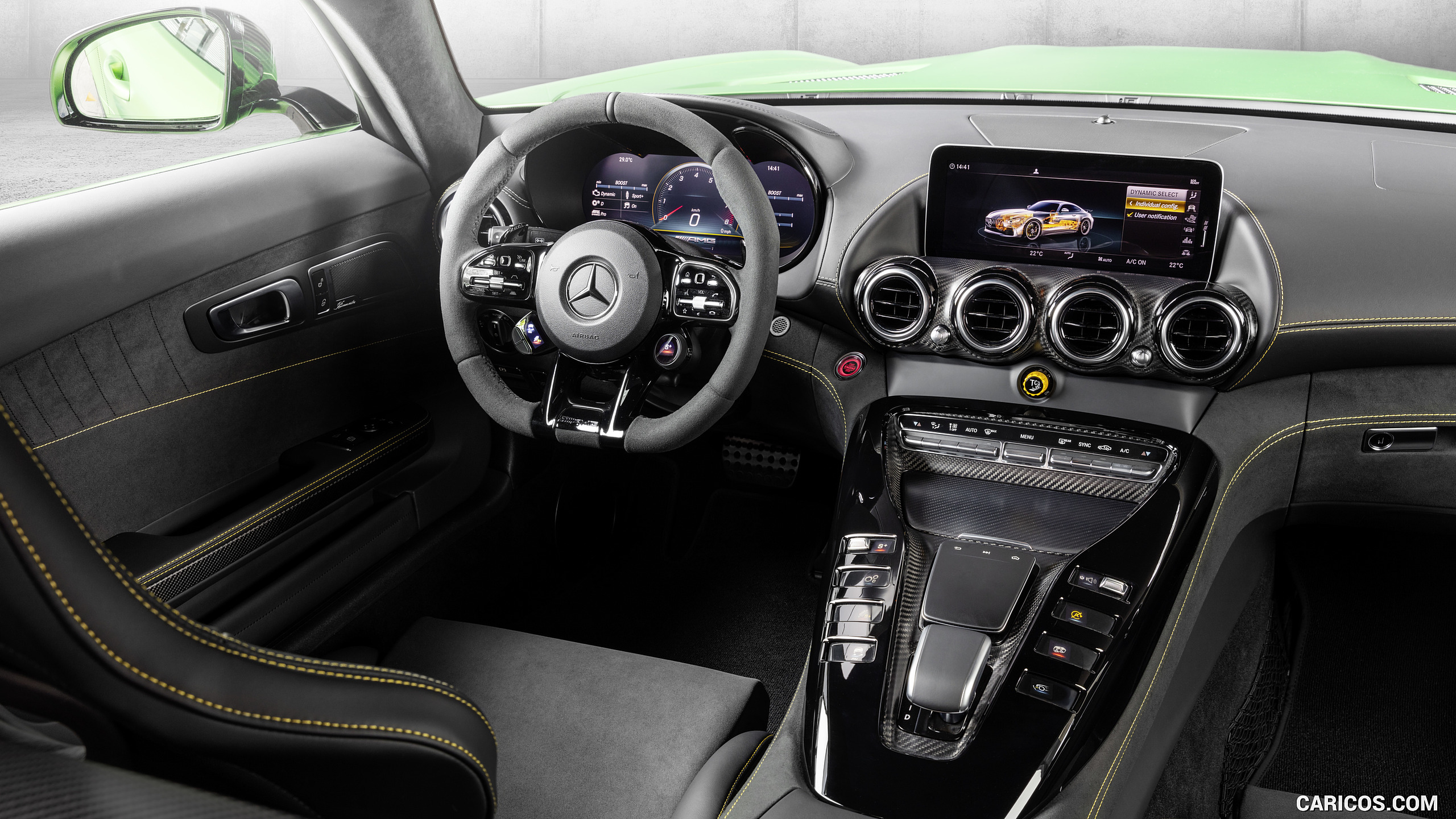 2020 Mercedes Amg Gt R Color Green Hell Magno Interior