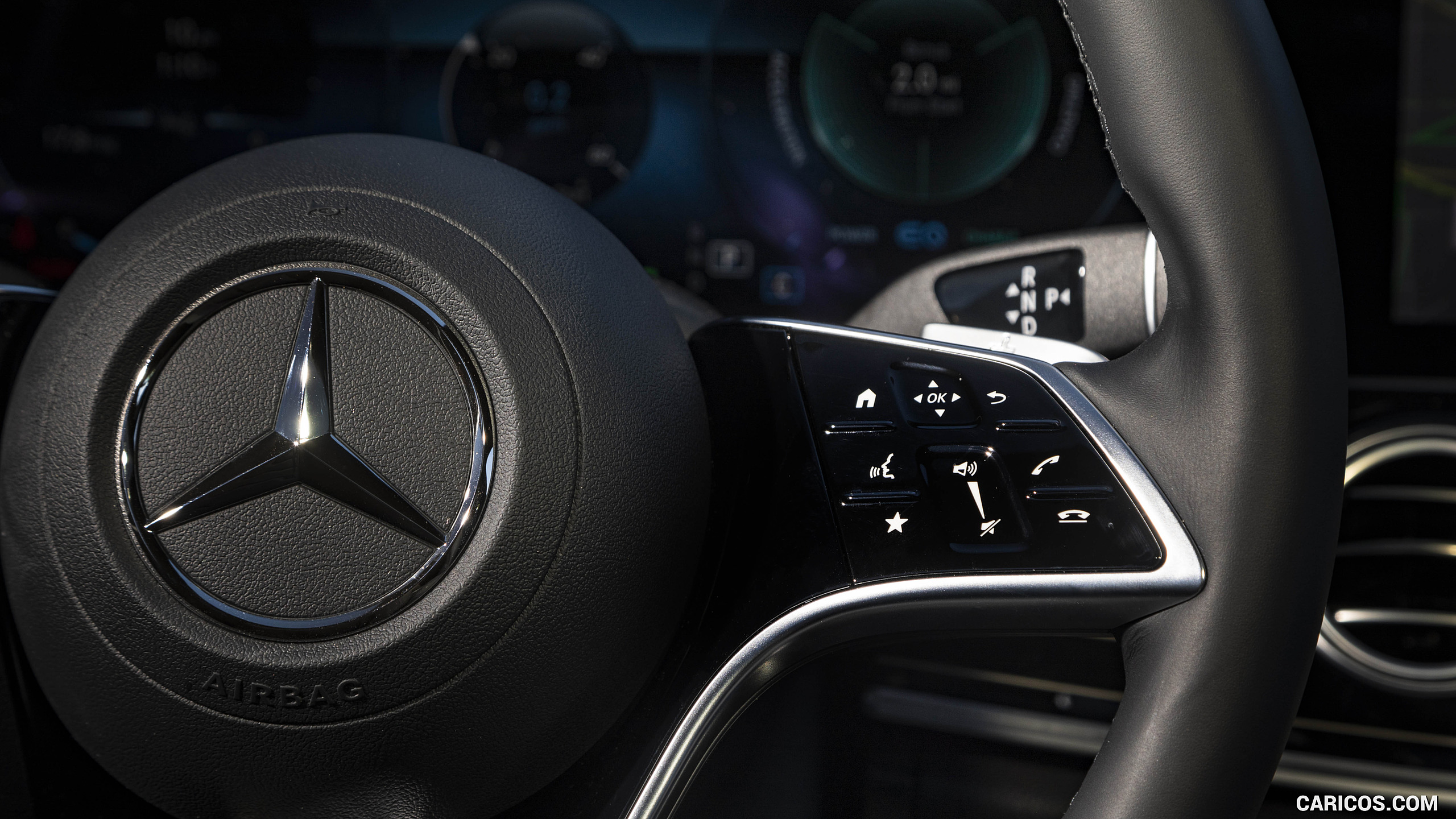 2021 Mercedes-Benz E 450 4MATIC Sedan (US-Spec) - Interior, Steering Wheel, #138 of 144