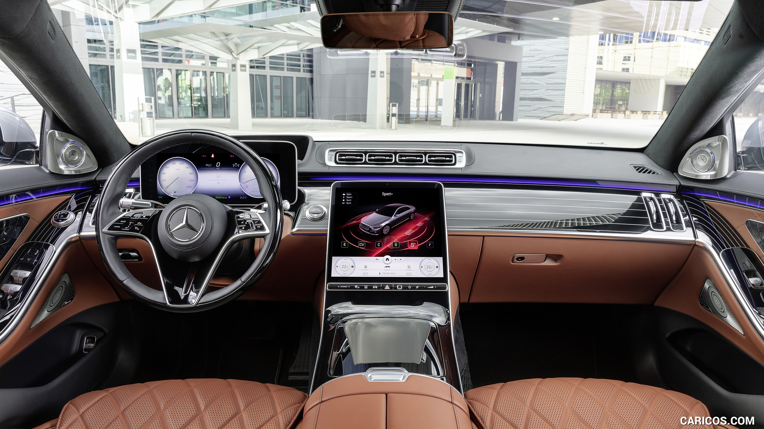 2021 Mercedes-Benz S-Class (Color: Leather Siena Brown) - Interior, Cockpit, #105 of 316