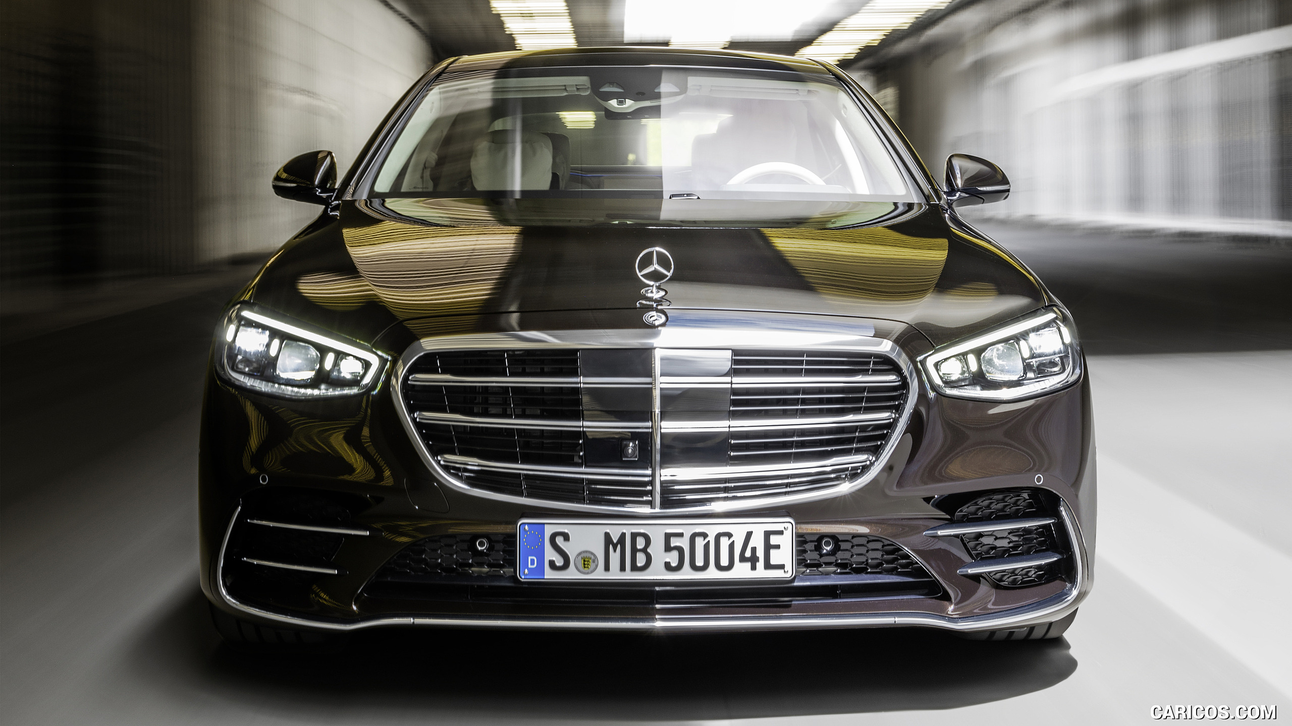 2021 Mercedes-Benz S-Class Plug-in-Hybrid (Color: Onyx Black) - Front, #161 of 316