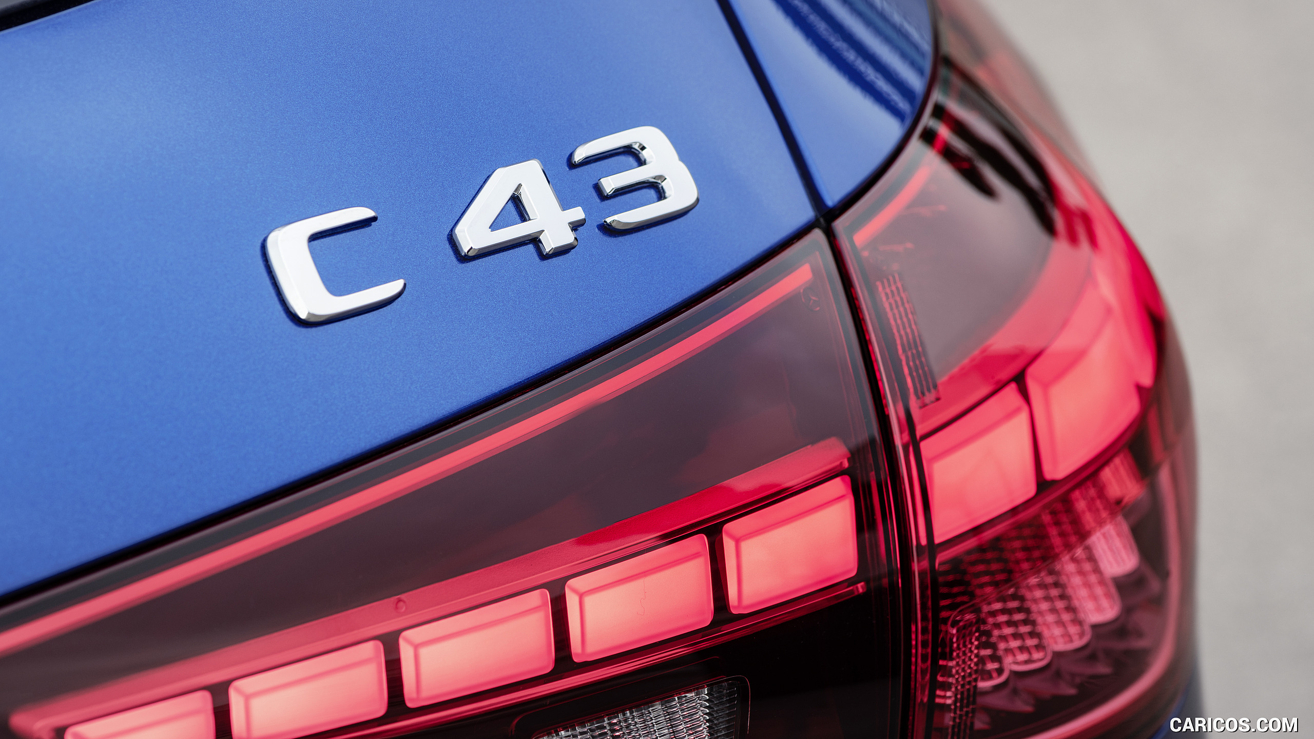 2023 Mercedes-AMG C 43 Estate 4MATIC T-Modell (Color: Spectral Blue) - Badge, #20 of 29
