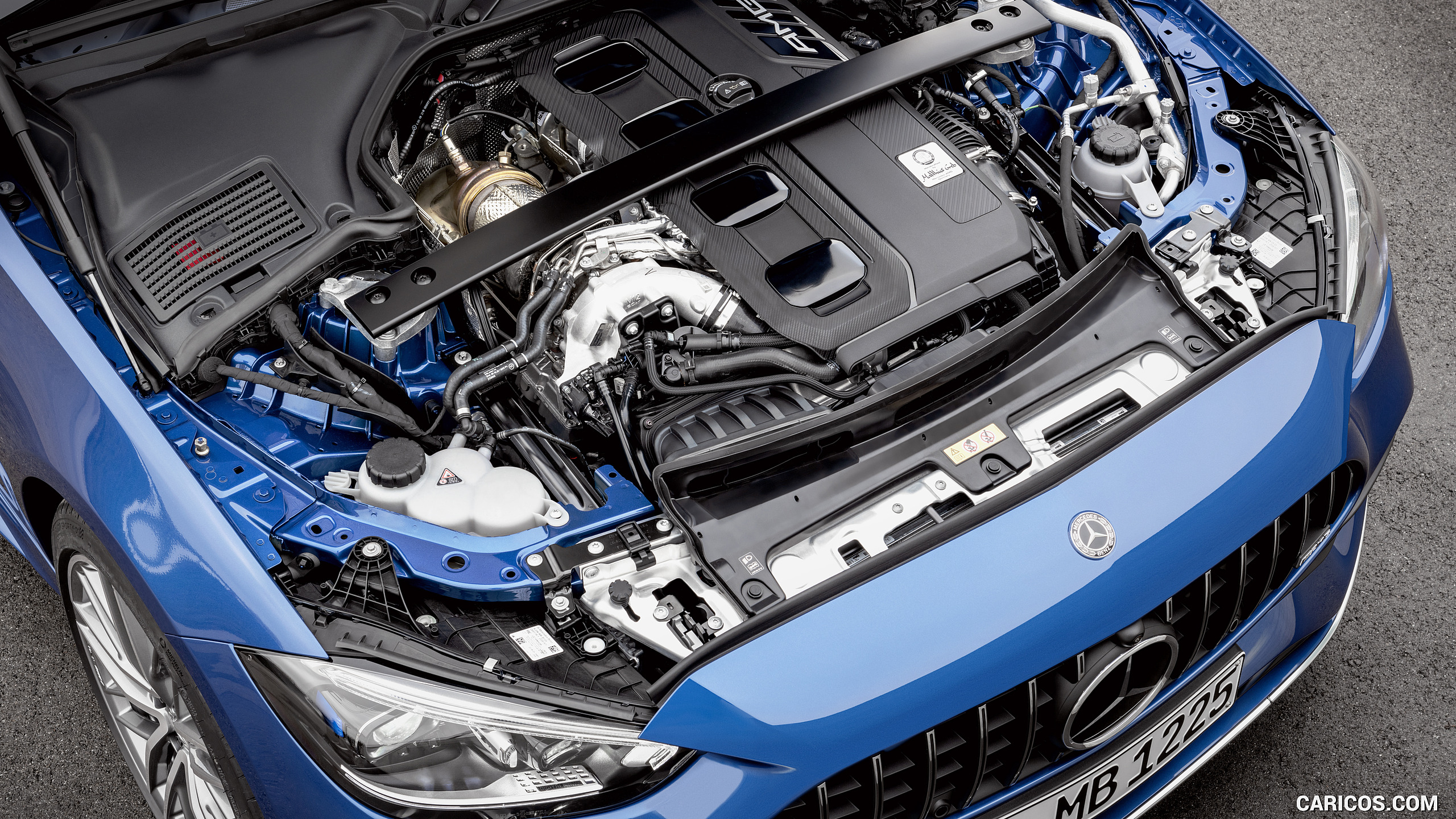 2023 Mercedes-AMG C 43 Estate 4MATIC T-Modell (Color: Spectral Blue) - Engine, #21 of 29