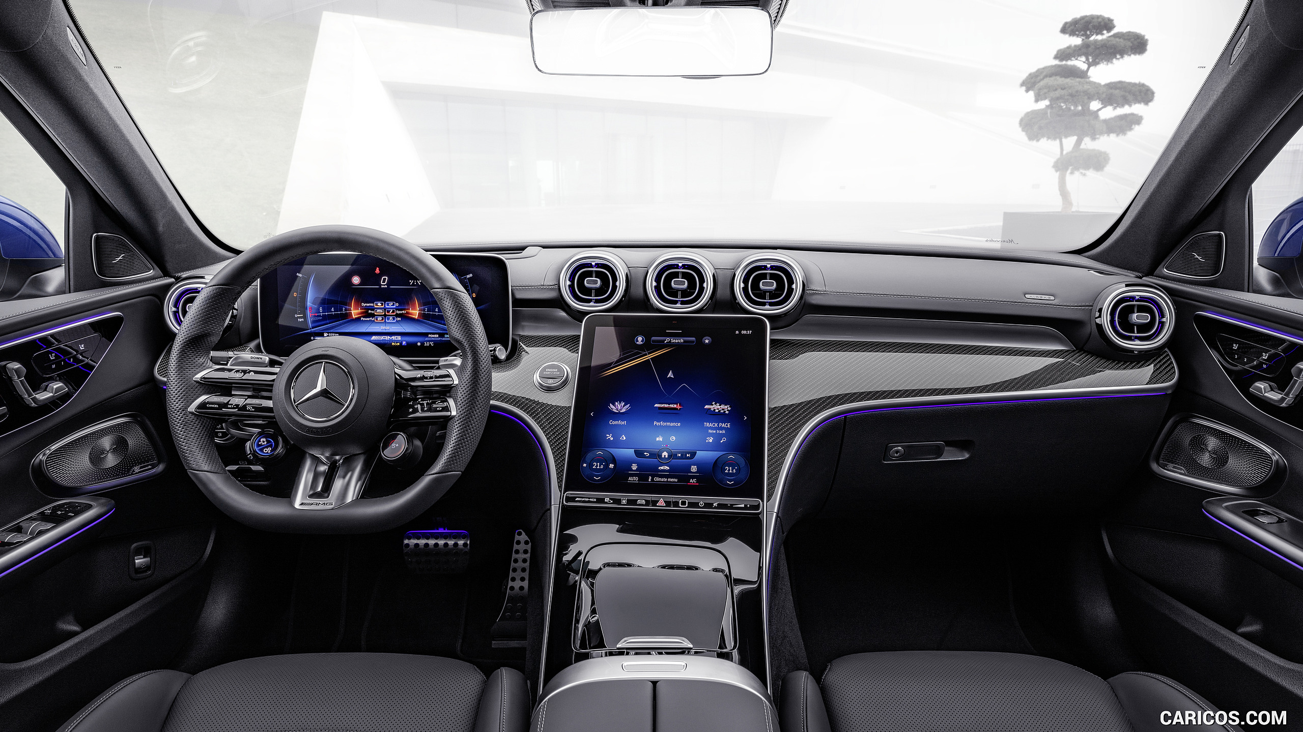 2023 Mercedes-AMG C 43 Estate 4MATIC T-Modell (Color: Spectral Blue) - Interior, Cockpit, #23 of 29
