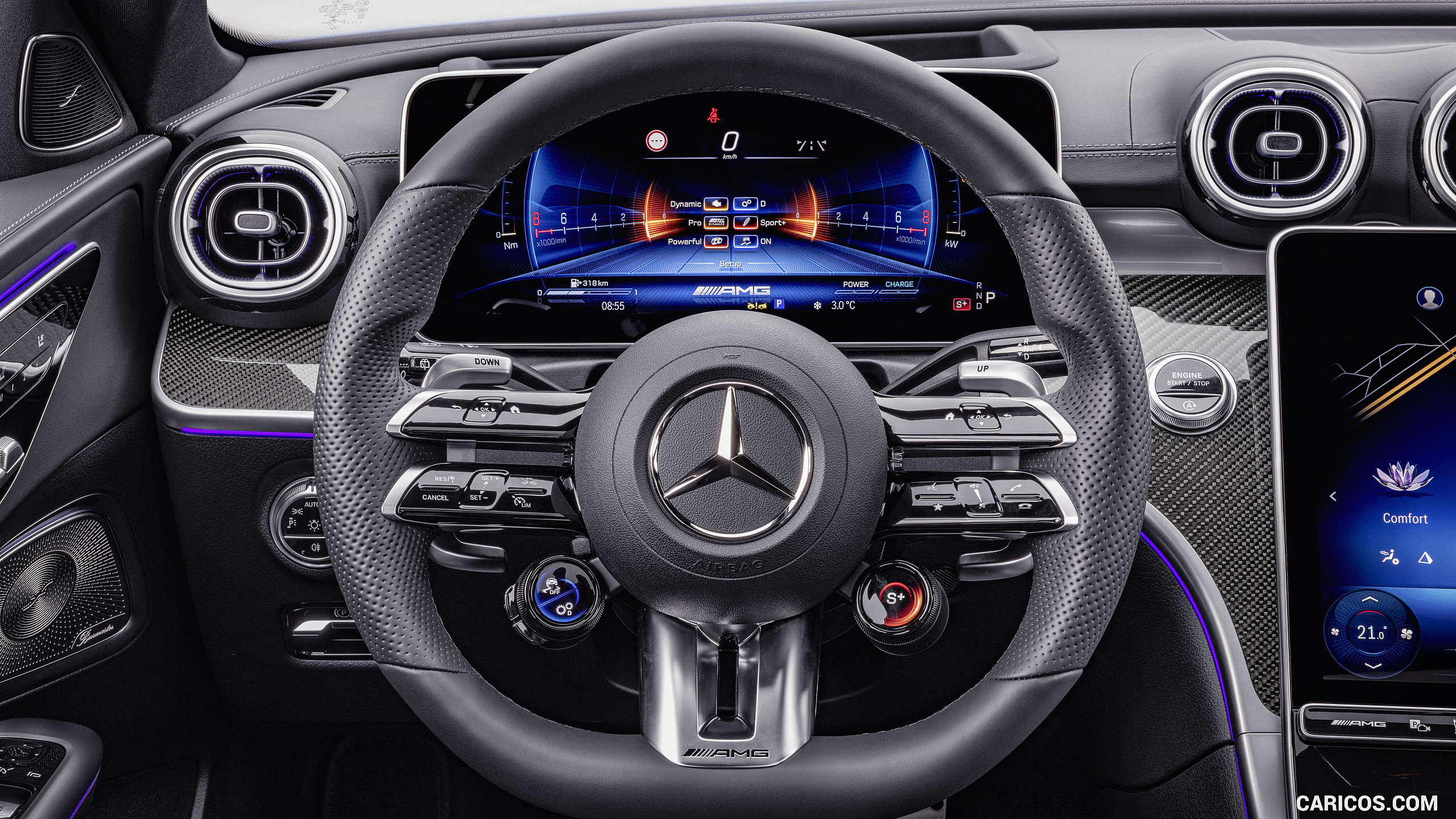 2023 Mercedes-AMG C 43 Estate 4MATIC T-Modell (Color: Spectral Blue) - Interior, Cockpit, #24 of 29
