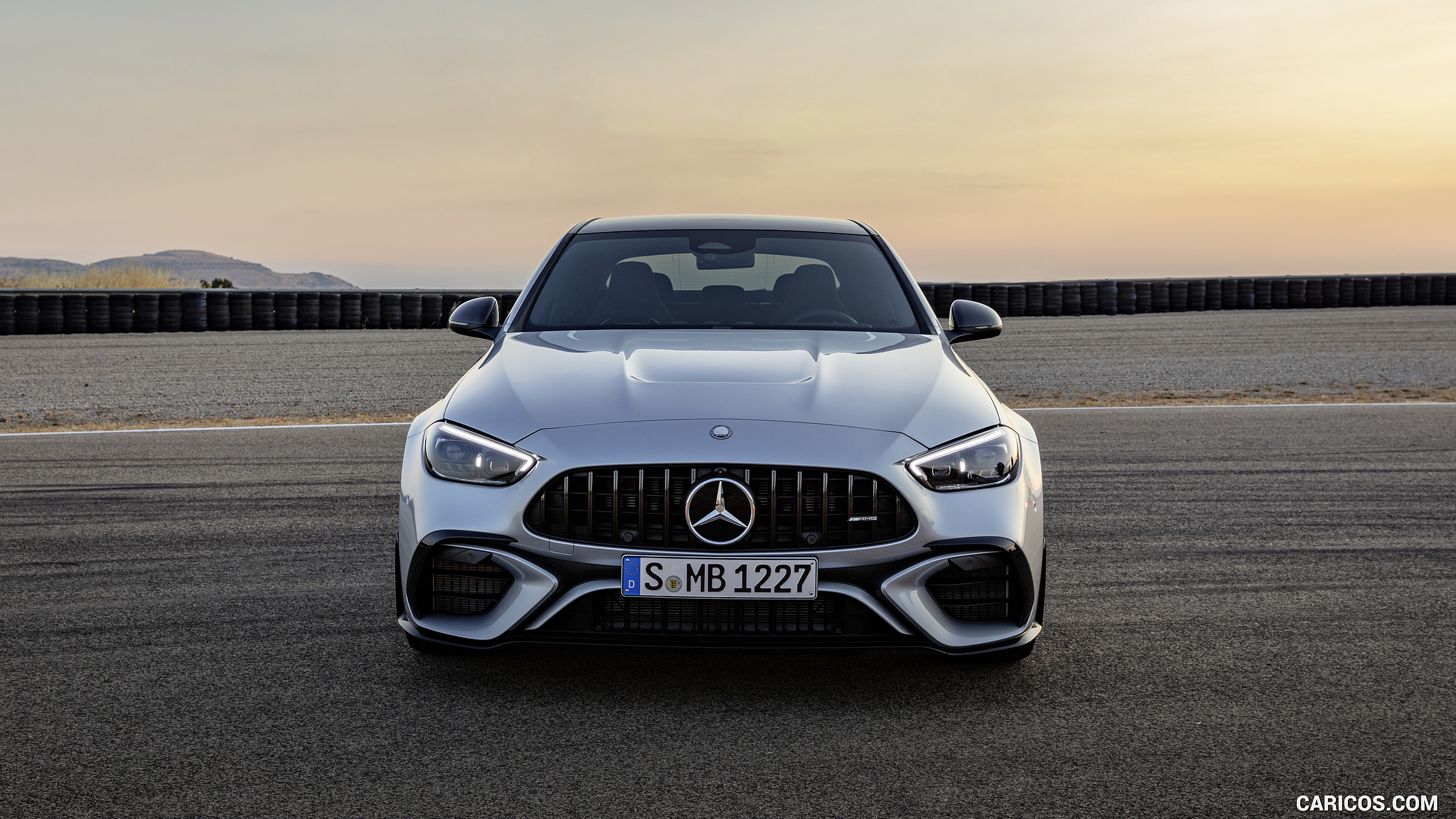 2024 Mercedes-AMG C 63 S E Performance Sedan (Color: High Tech Silver) - Front, #16 of 28