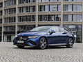 2023 Mercedes-Benz EQE 500 AMG Line 4MATIC (Color: Spectral Blue) - Front Three-Quarter