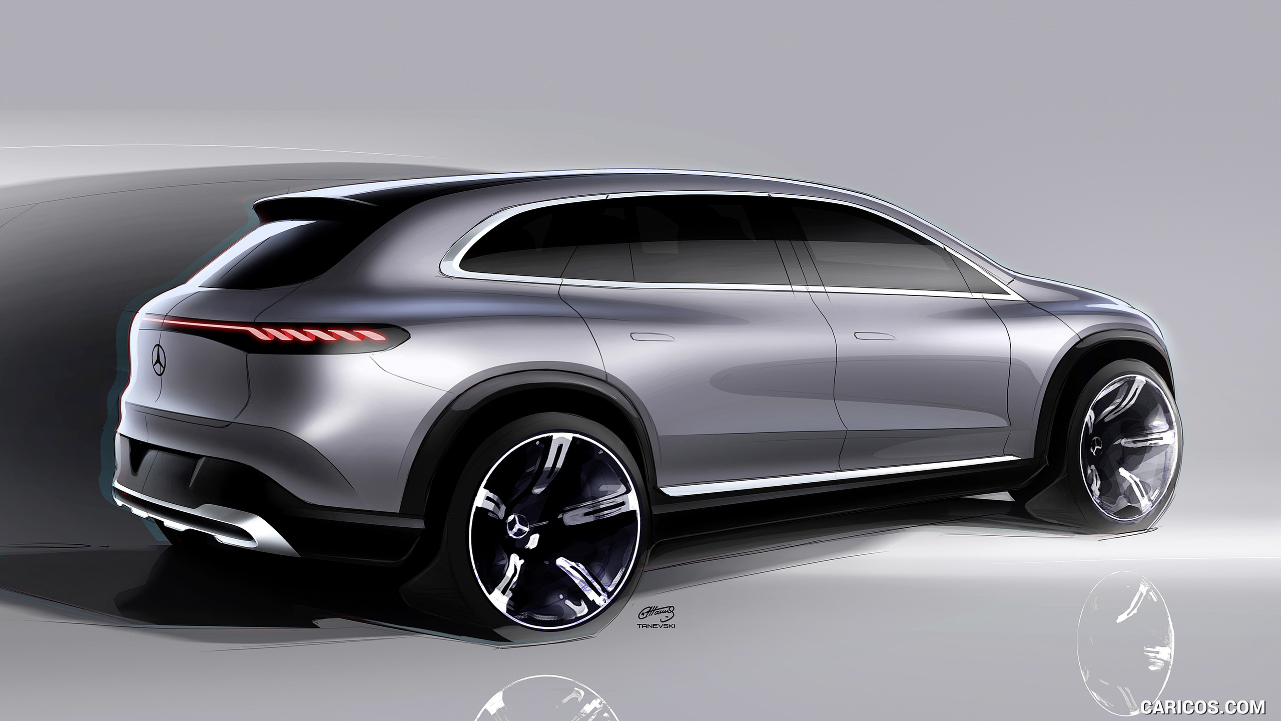 2023 Mercedes-Benz EQS SUV - Design Sketch, #101 of 107