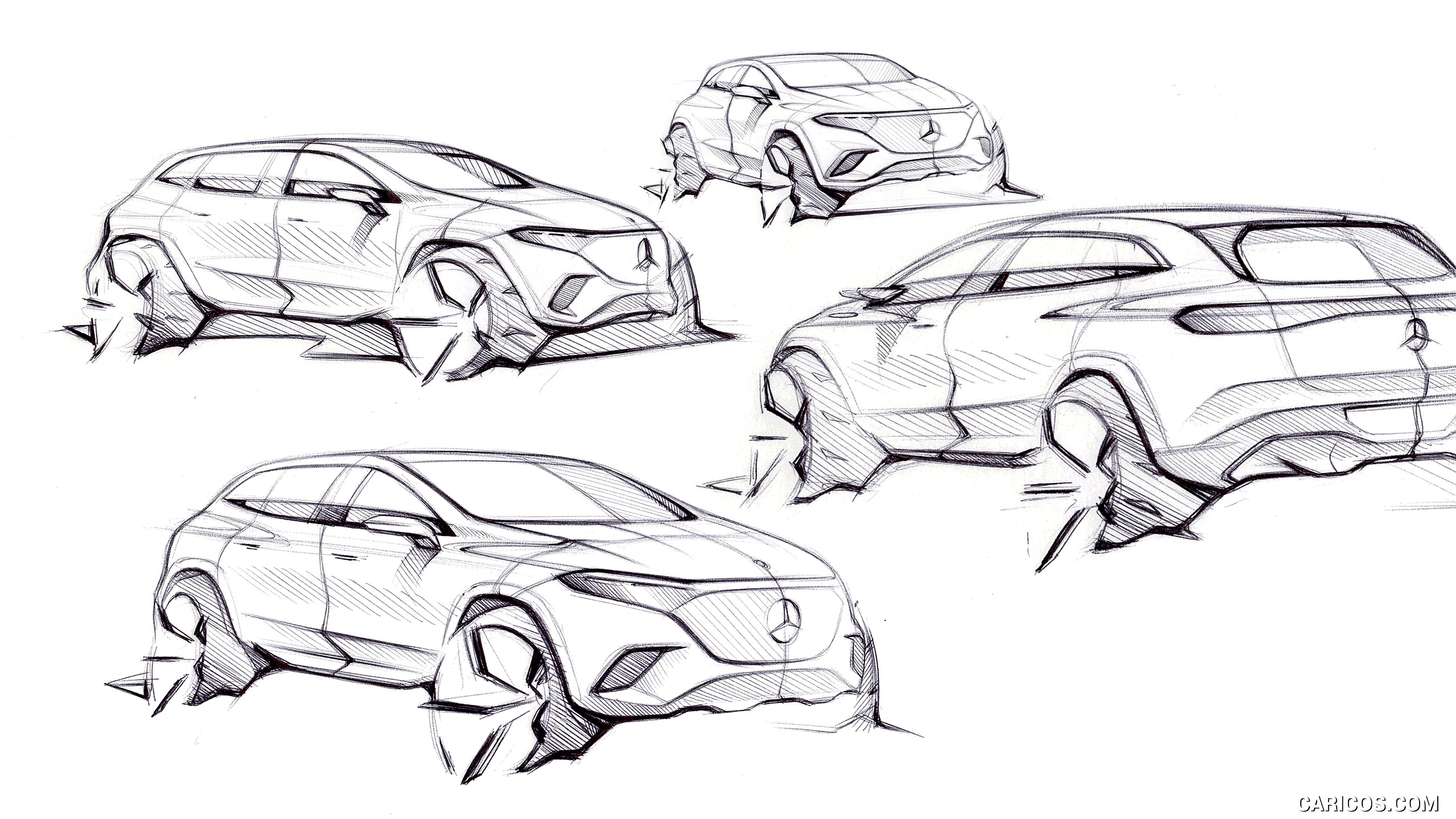 2023 Mercedes-Benz EQS SUV - Design Sketch, #107 of 107