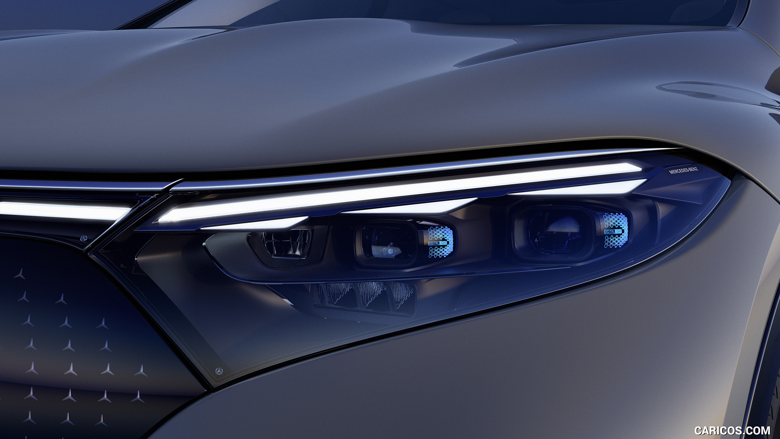 2023 Mercedes-Benz EQS SUV AMG Line (Color: Diamond White) - Headlight, #77 of 107