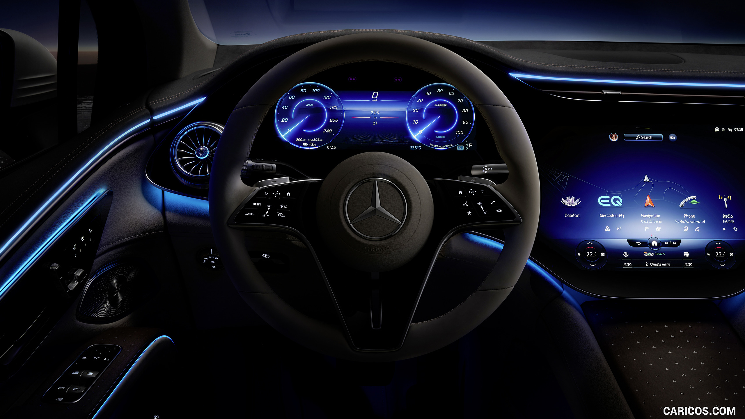 2023 Mercedes-Benz EQS SUV - Ambient Lighting, #88 of 107