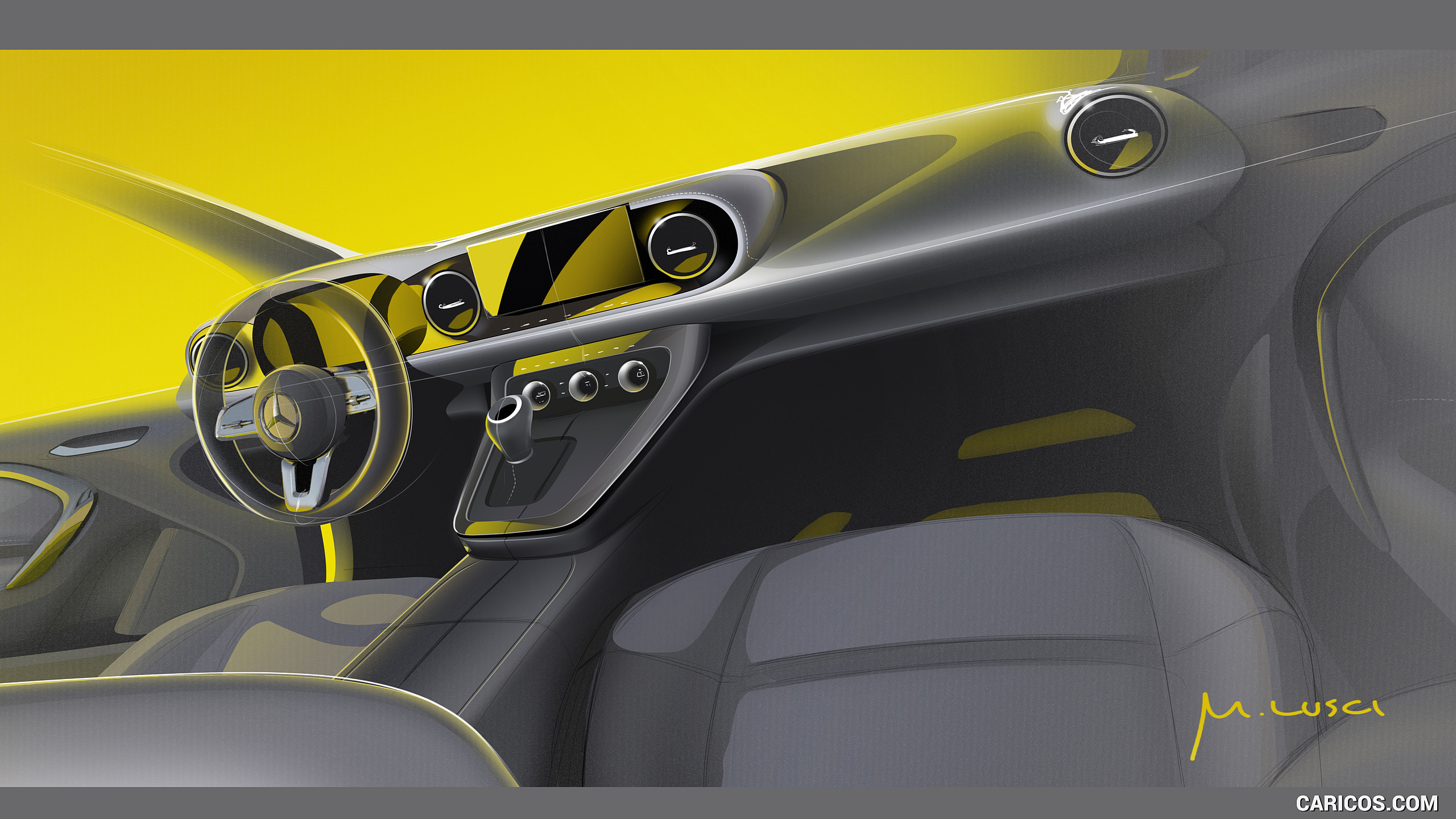 2023 Mercedes-Benz T-Class - Design Sketch, #69 of 73