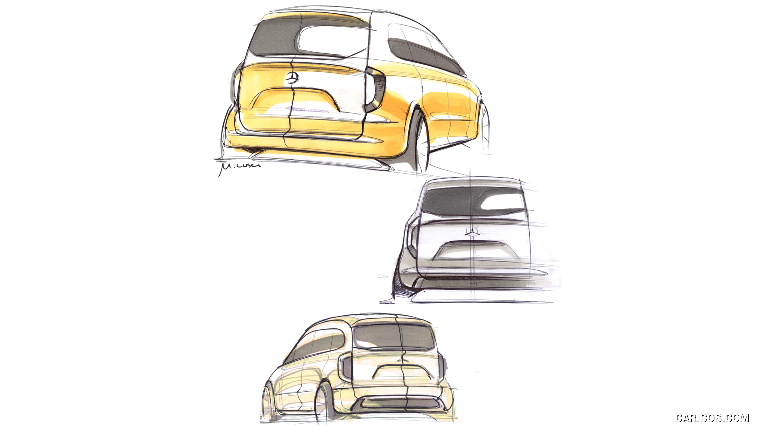 2023 Mercedes-Benz T-Class - Design Sketch, #72 of 73