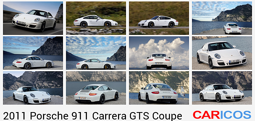 Porsche 911 Carrera GTS Coupe (2011)  | Front Angle 