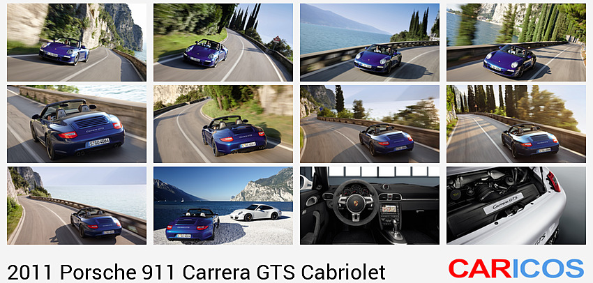 Porsche 911 Carrera GTS Cabriolet (2011)  | Front Angle 