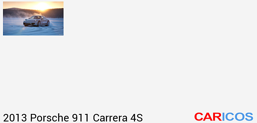 Porsche 911 Carrera 4S | 2013MY |  in Snow | Front