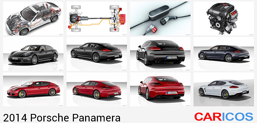 Porsche Panamera | 2014MY |  S E-Hybrid | Technical Drawing