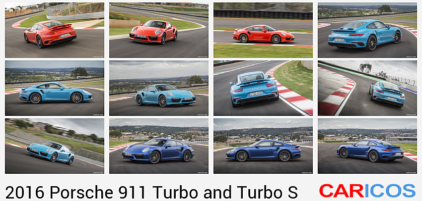 2016 Porsche 911 Turbo S Coupe (Color: Lava Orange) | Rear