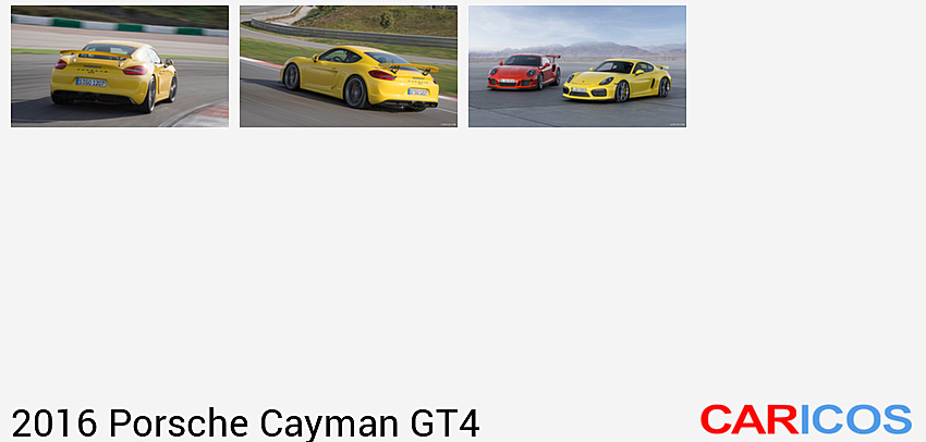 Porsche Cayman GT4 | 2016MY |   | Rear