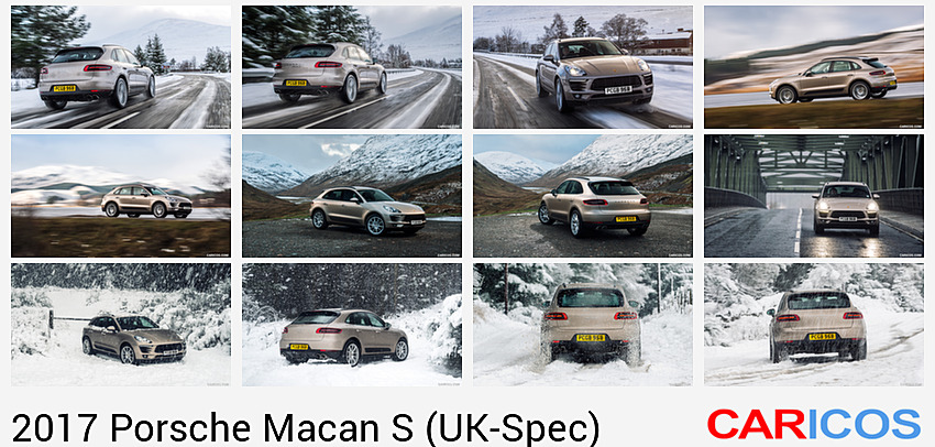 Porsche Macan S (UK-Spec) | 2017MY | Rear Three-Quarter