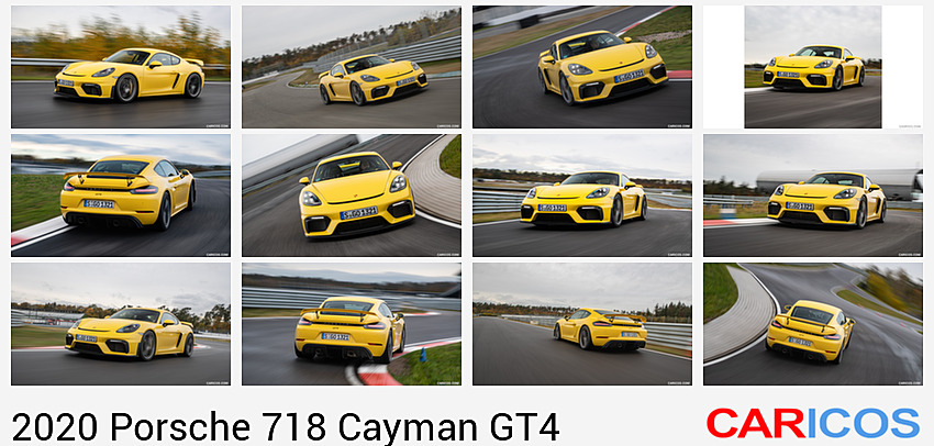 Porsche 718 Cayman GT4 | 2020MY |  (Color: Racing Yellow) | Front Three-Quarter