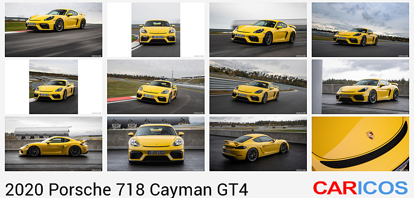 Porsche 718 Cayman GT4 | 2020MY |  (Color: Racing Yellow) | Front Three-Quarter
