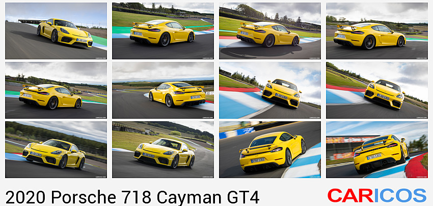 Porsche 718 Cayman GT4 | 2020MY |  (Color: Racing Yellow) | Front Three-Quarter