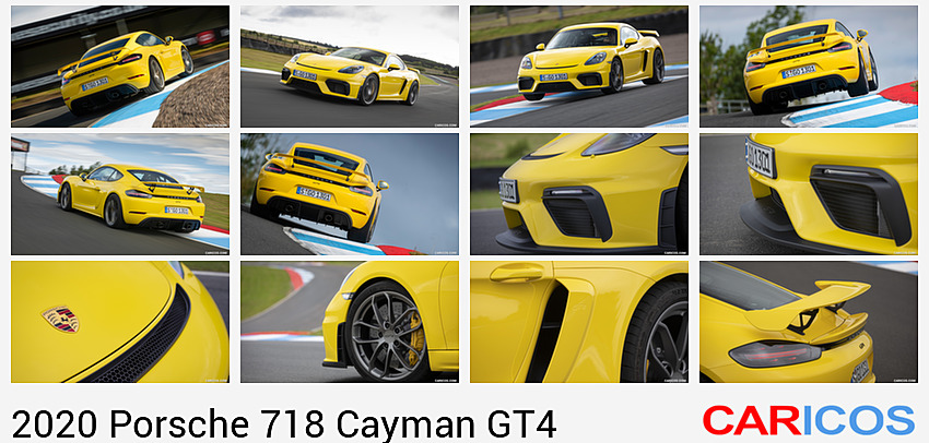 Porsche 718 Cayman GT4 | 2020MY |  (Color: Racing Yellow) | Rear