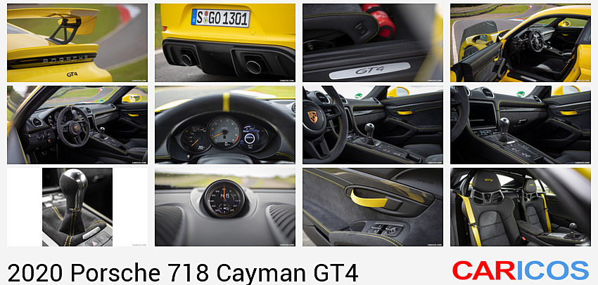 Porsche 718 Cayman GT4 | 2020MY |  (Color: Racing Yellow) | Spoiler