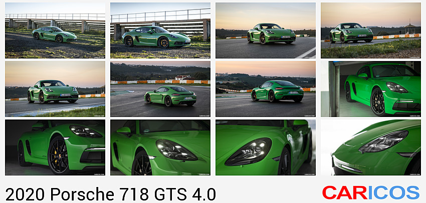 2020 Porsche 718 Cayman GTS 4.0 (Color: Phyton Green) | Front Three-Quarter